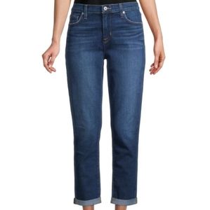 NWOT Hudson Jeans Natalie Mid-Rise Slim Boyfriend